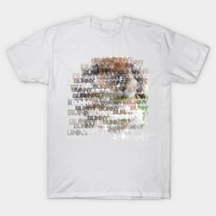 Bunny Photo Typography T-Shirt